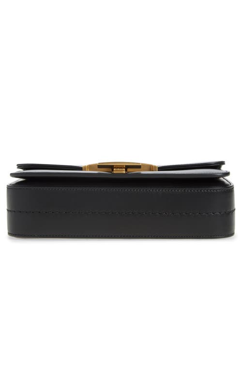 Shop Tod's Micro T-timeless Leather Shoulder Bag In Nero