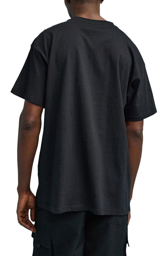 Shop Paterson Quack Oversize Graphic T-shirt In Black