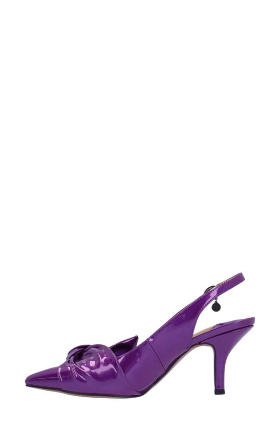 Shop J. Reneé Lenore Pointed Toe Slingback Pump In Purple