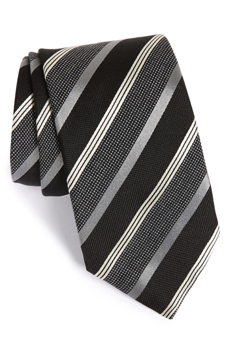 Eton Stripe Silk & Wool Tie | Nordstrom