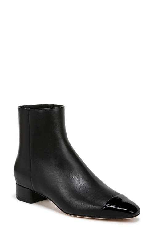 Shop Veronica Beard Cecile Cap Toe Bootie In Black