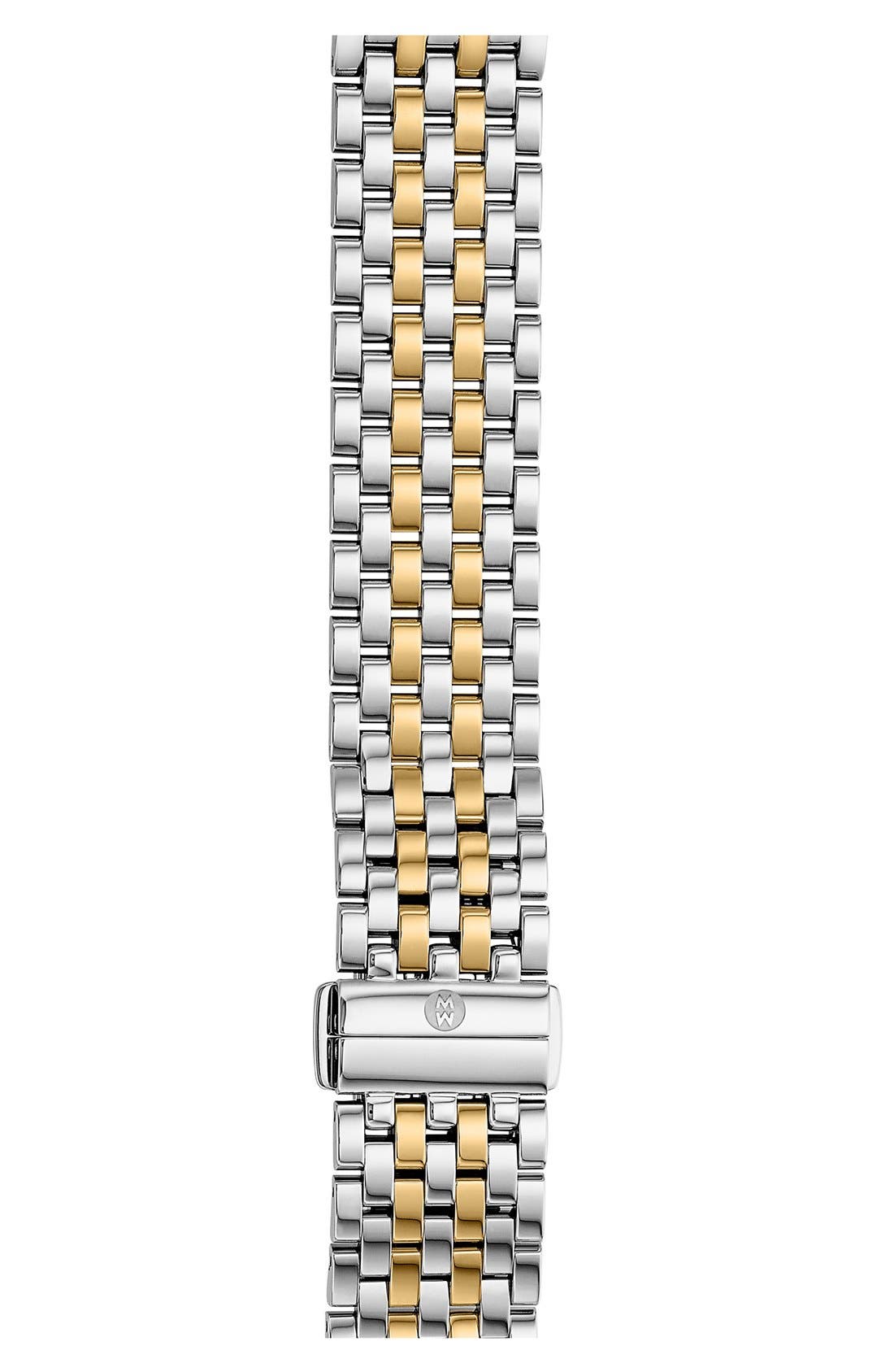 MICHELE 'Gracile' 18mm TwoTone Watch Bracelet Band Nordstrom