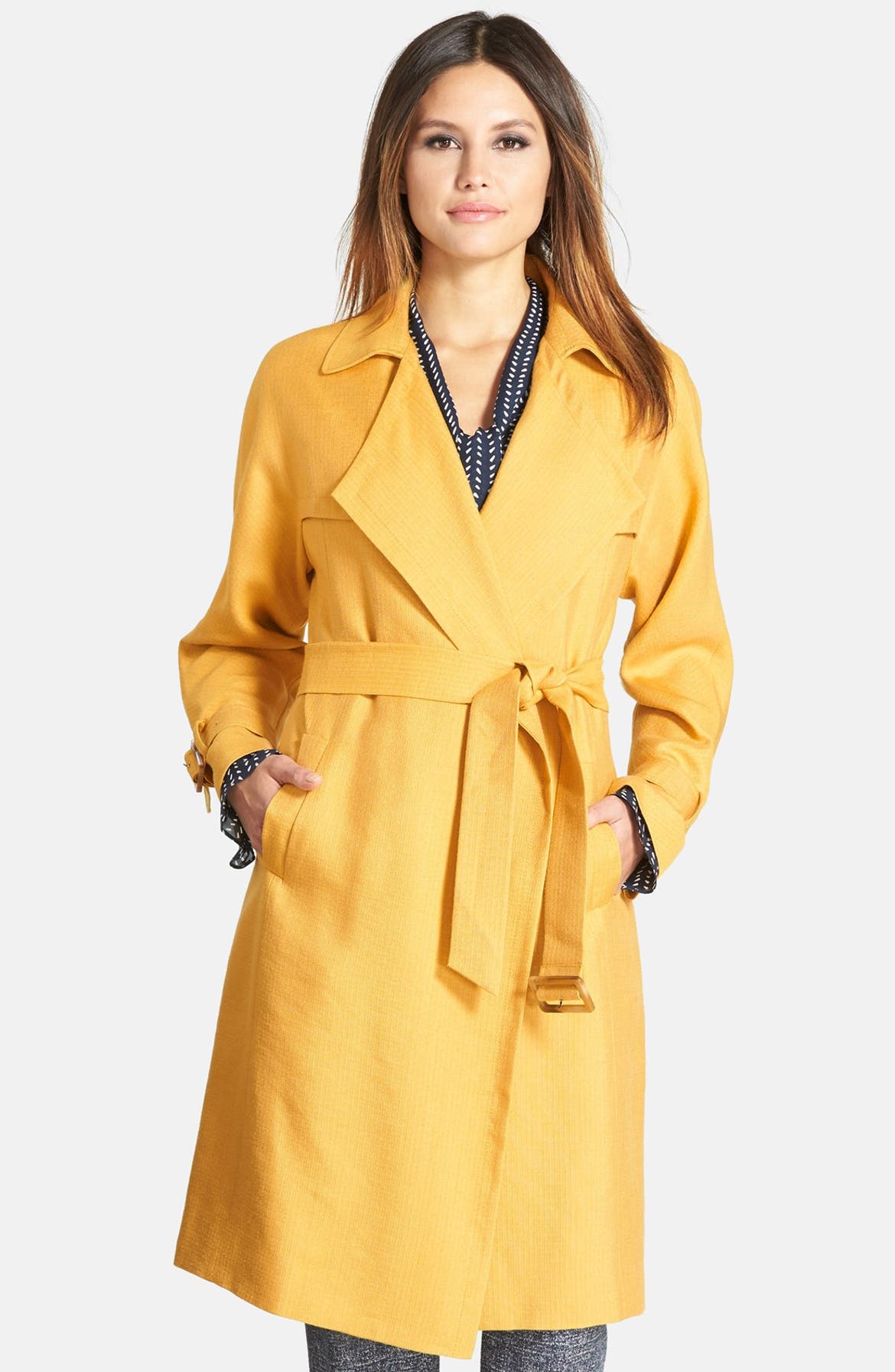 Classiques Entier® Relaxed Canvas Trench Coat | Nordstrom