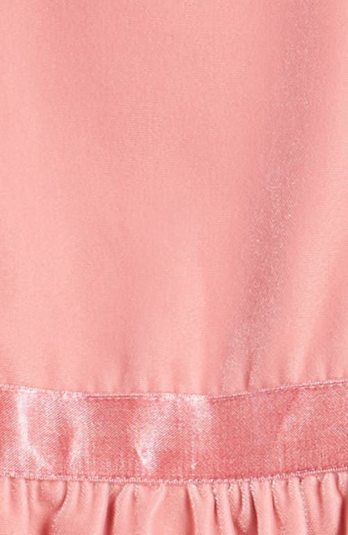 Shop Nordstrom Kids' Matching Family Moments Velvet Dress In Pink Apricot