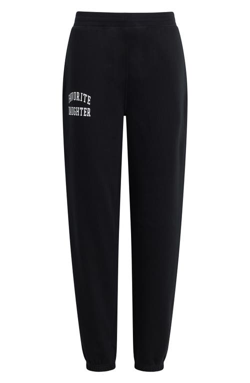 Shop Favorite Daughter The Collegiate Joggers In Black