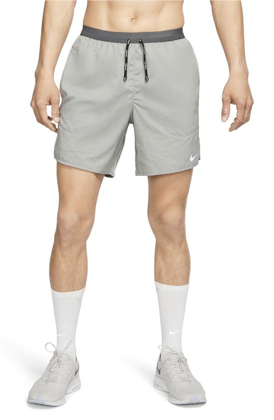 Nike Flex Stride 5 Running Shorts In Iron Grey/ Heather
