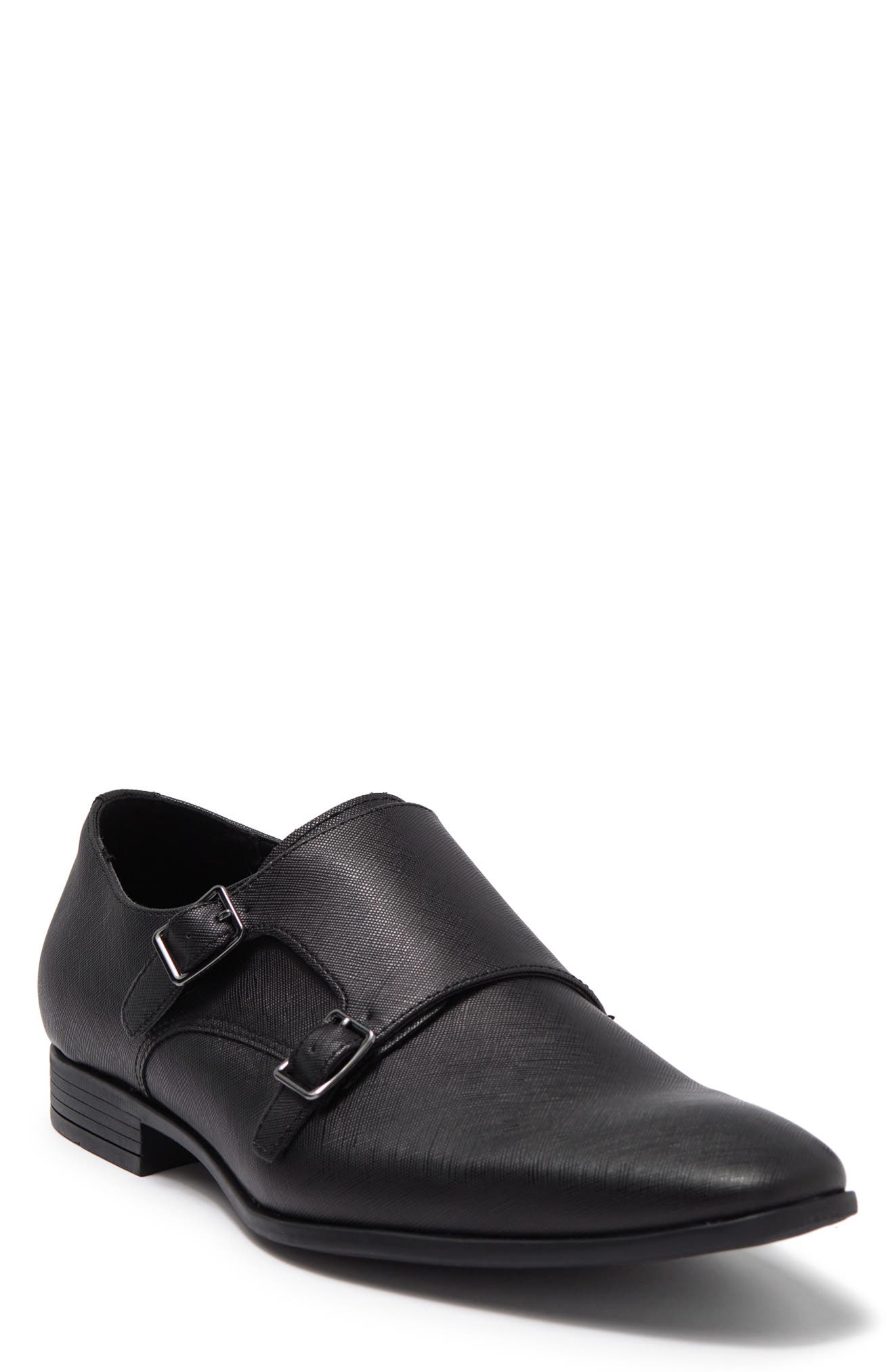 Abound Ayden Plain Toe Monk Strap Loafer In Black | ModeSens