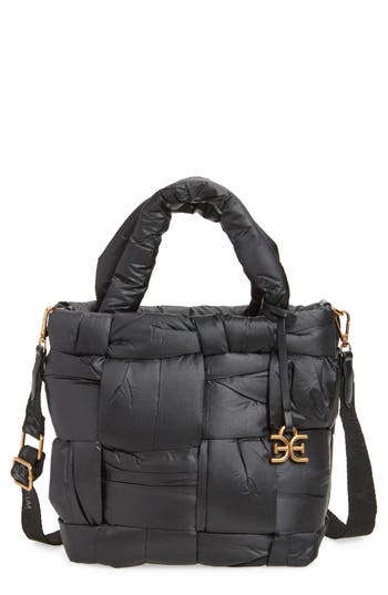 SAM EDELMAN SAM EDELMAN ELCIE WOVEN LARGE TOTE BAG