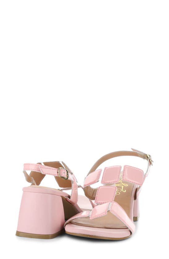 Bos. & Co. Glow Slingback Sandal In Pink Patent