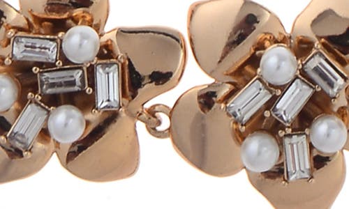 Zaxie By Stefanie Taylor Flower Necklace In Gold