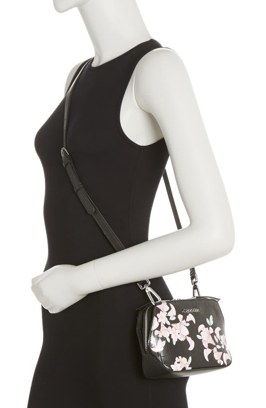 Calvin Klein Lucy Floral Print Crossbody Bag on SALE