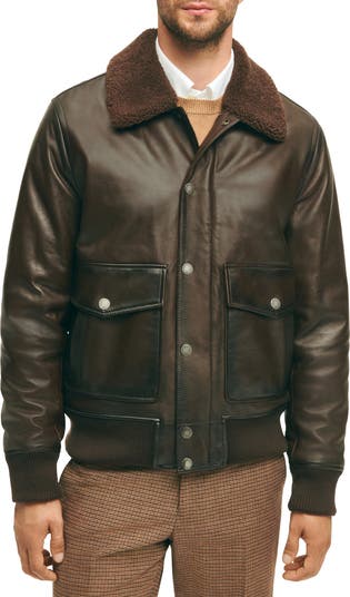Brooks hotsell leather jacket