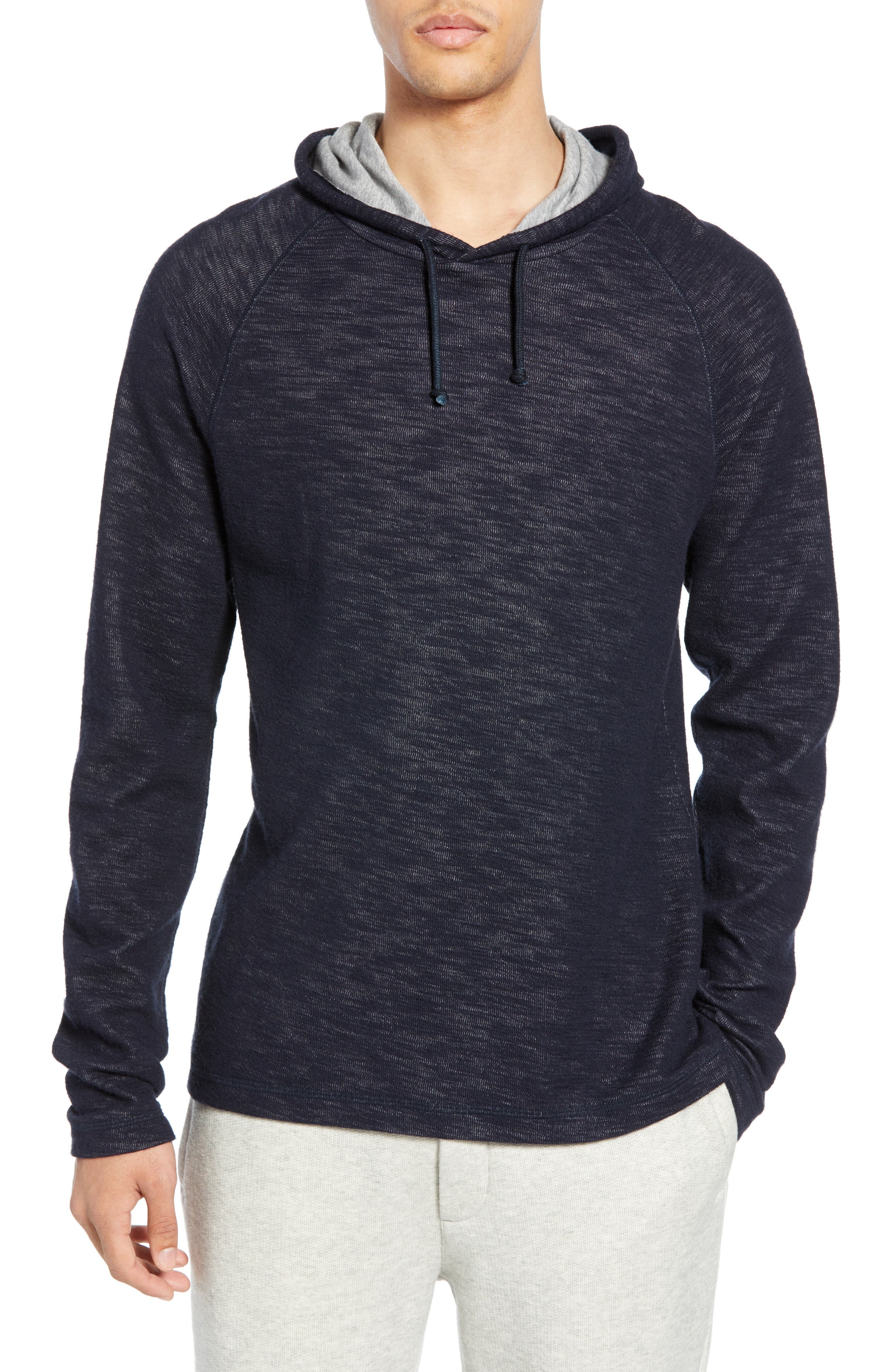 vince double knit hoodie