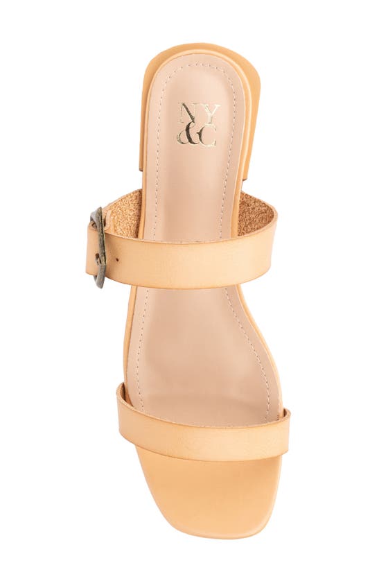 New York And Company Helga Sandal In Nude