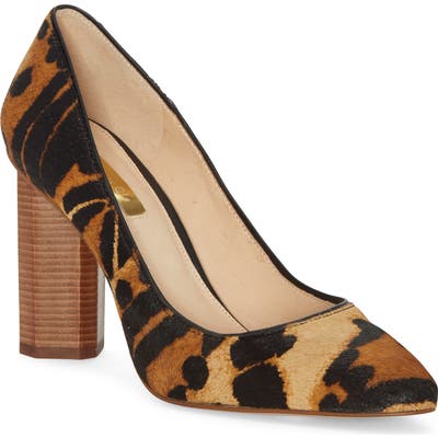 Louise Et Cie Landon Genuine Calf Hair Pump- Brown