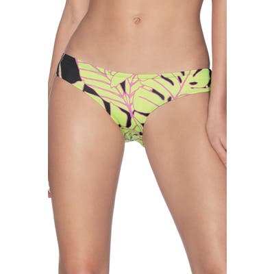 Maaji Shellina Sublime Signature Cut Reversible Bikini Bottoms, Black
