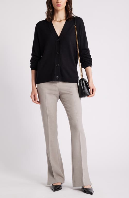 Shop Nordstrom Button Front Cardigan In Black