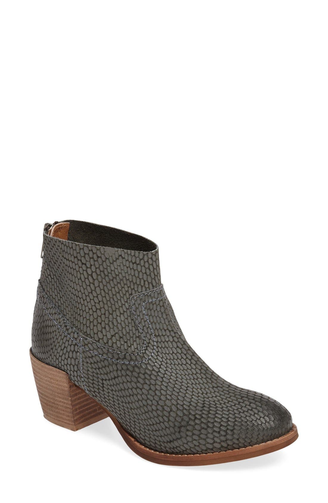 seychelles snakeskin booties