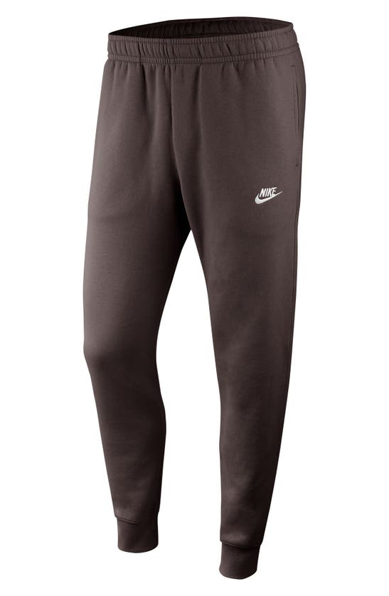 Nike Sportswear Club Pocket Fleece Joggers In Brown/white