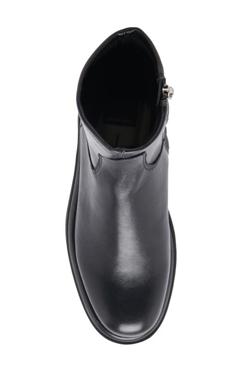 Dolce Vita Simaya H2o Waterproof Platform Bootie In Black Leather H2o