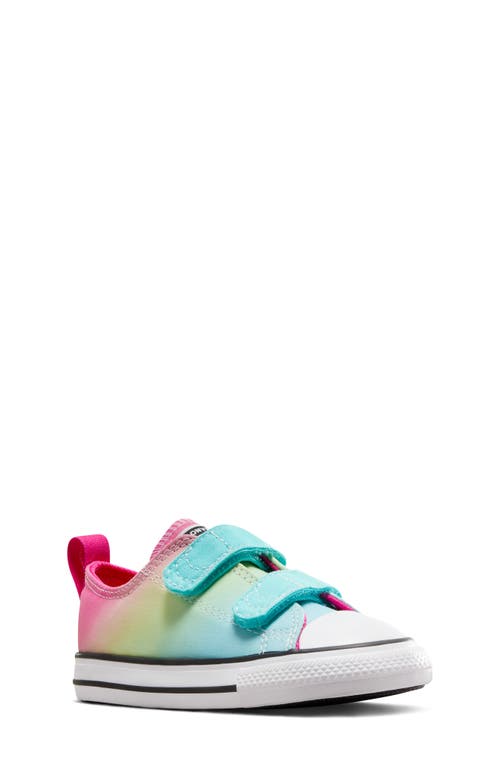 Converse Kids' Chuck Taylor® All Star® 2 V Sneaker In Triple Cyan/chaos Fuchsia