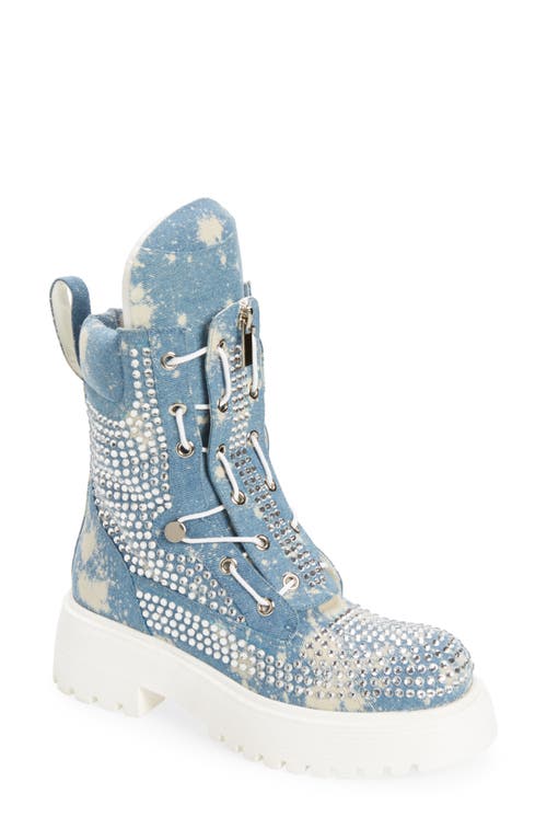 AZALEA WANG Harlyn Sneaker in Denim at Nordstrom, Size 7.5