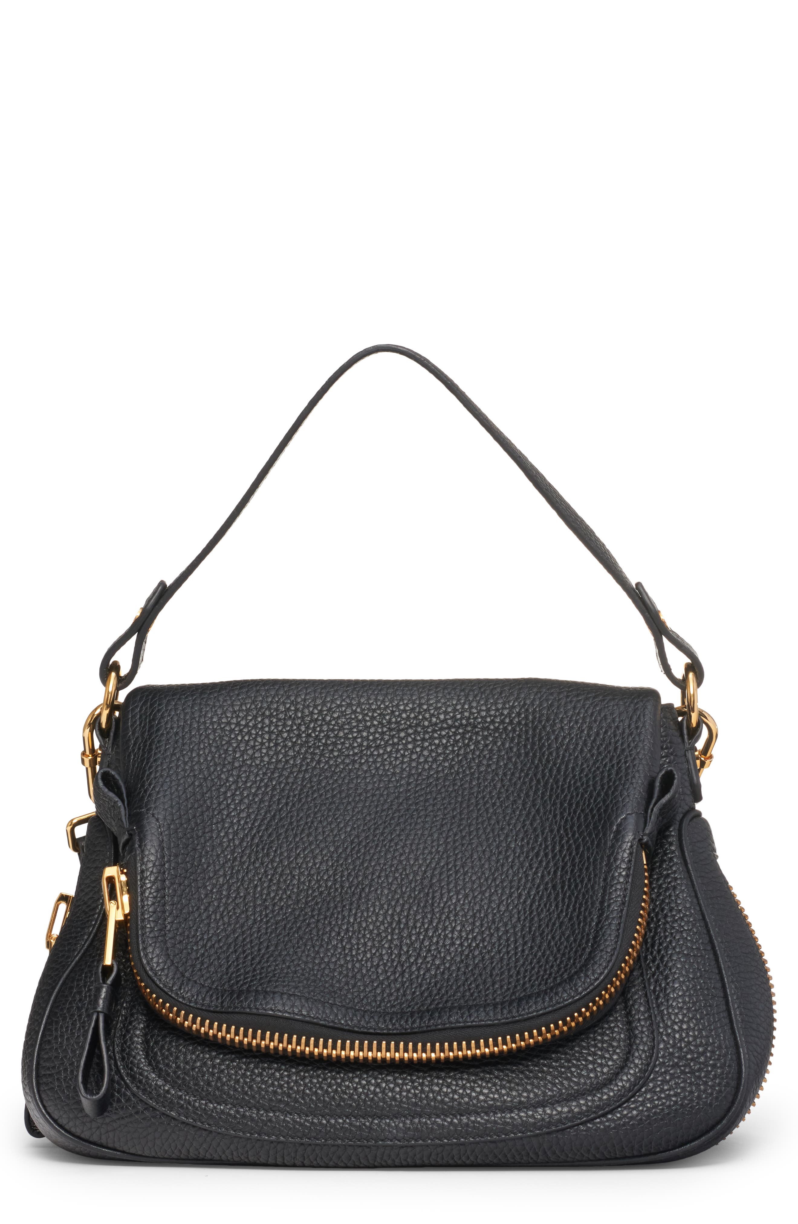 TOM FORD Hand-held leather tote bag - Black