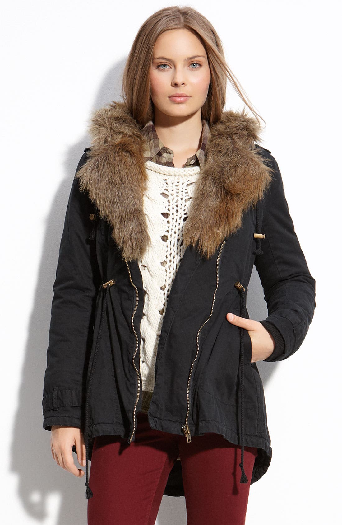 Sanctuary Faux Fur Parka Nordstrom