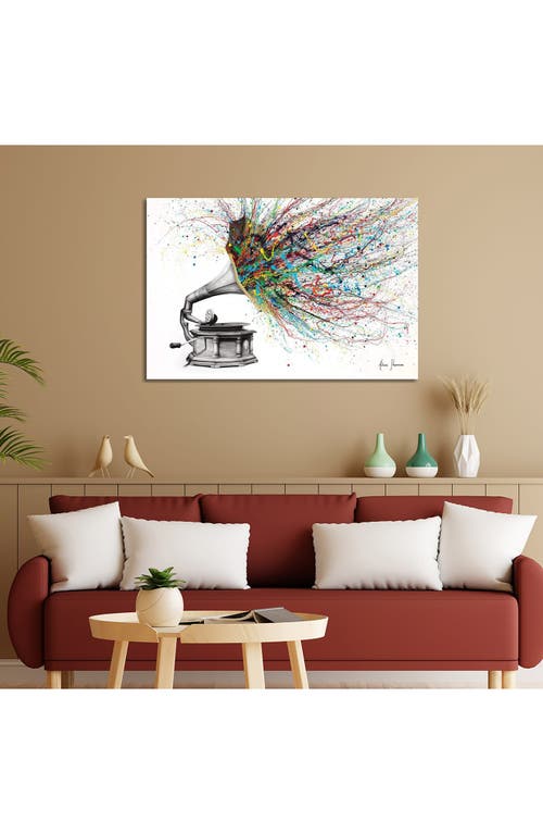 Icanvas Radical Rhapsody By Ashvin Harrison Canvas Print In White Canvas/multicolor
