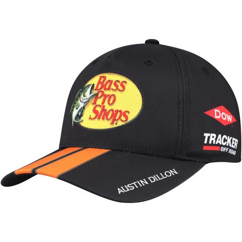 Men's New Era Black/White Austin Dillon Bass Pro Shops 9FORTY Trucker  Adjustable Hat