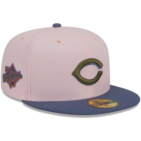 New Era Men's New Era Navy Cincinnati Reds Cooperstown Collection Lava  Undervisor 59FIFTY Fitted Hat