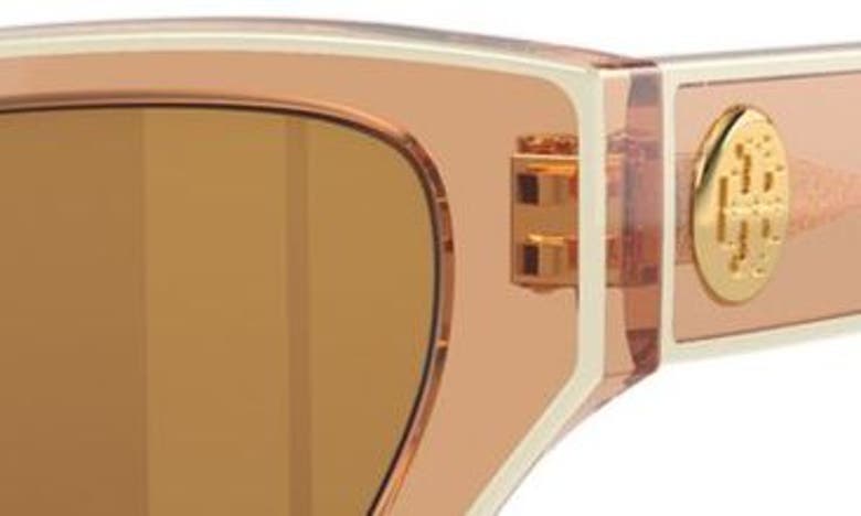 Tory Burch 54mm Cat Eye Sunglasses In Brown