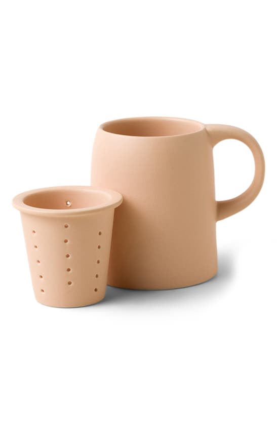 Good Citizen Coffee Co. Ceramic Tea Infuser Mug In Blush