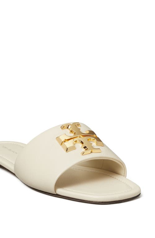 Shop Tory Burch Eleanor Slide Sandal In Light Cream/gold