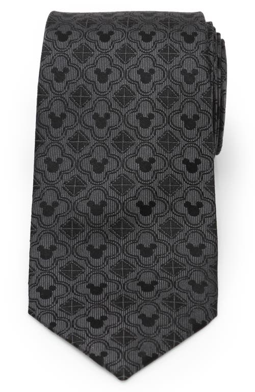 Cufflinks, Inc. Mickey Mouse Geometric Silk Tie in Black at Nordstrom