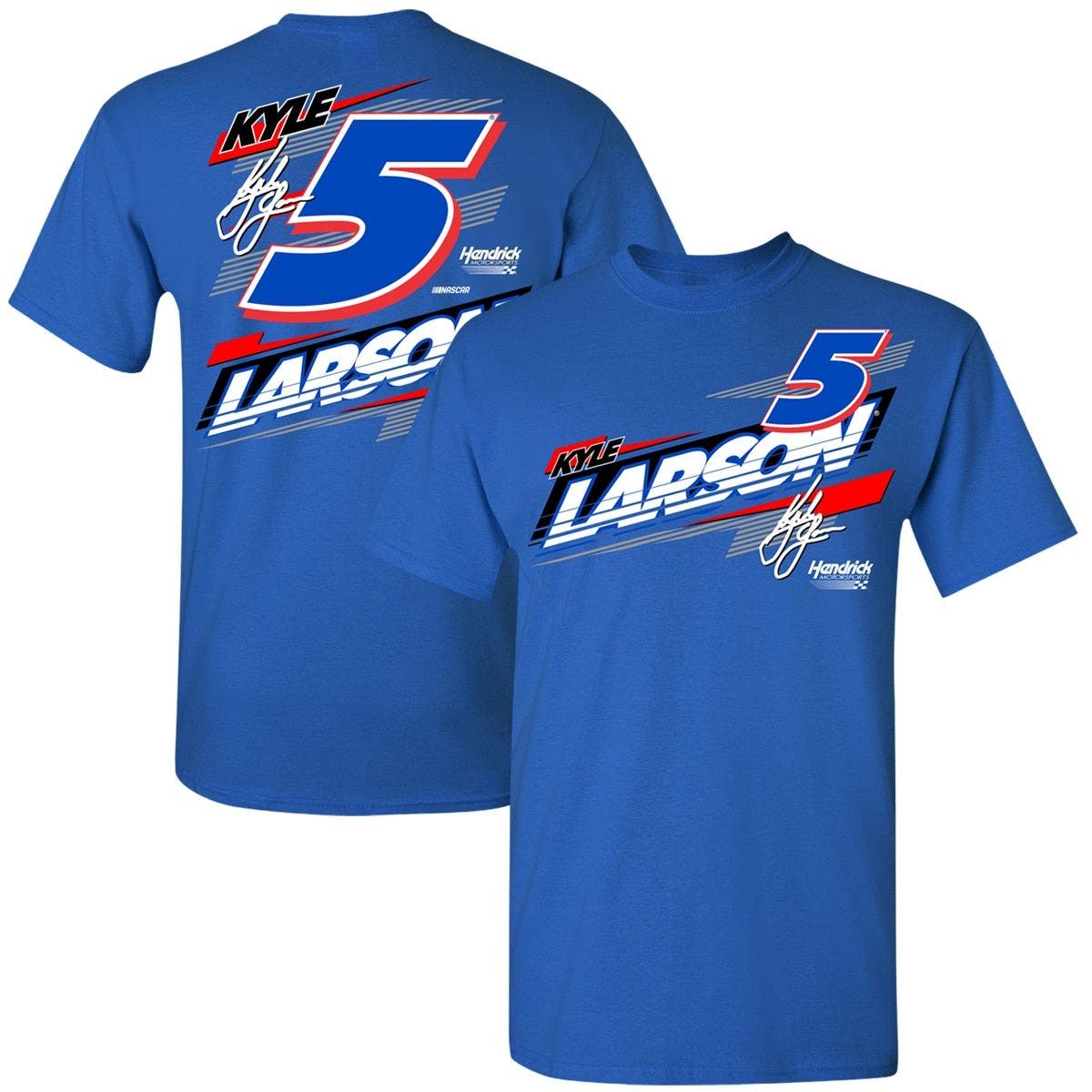 HENDRICK MOTORSPORTS TEAM COLLECTION Men's Hendrick Motorsports Team Collection Royal Kyle Larson Xtreme T-Shirt at Nordstrom