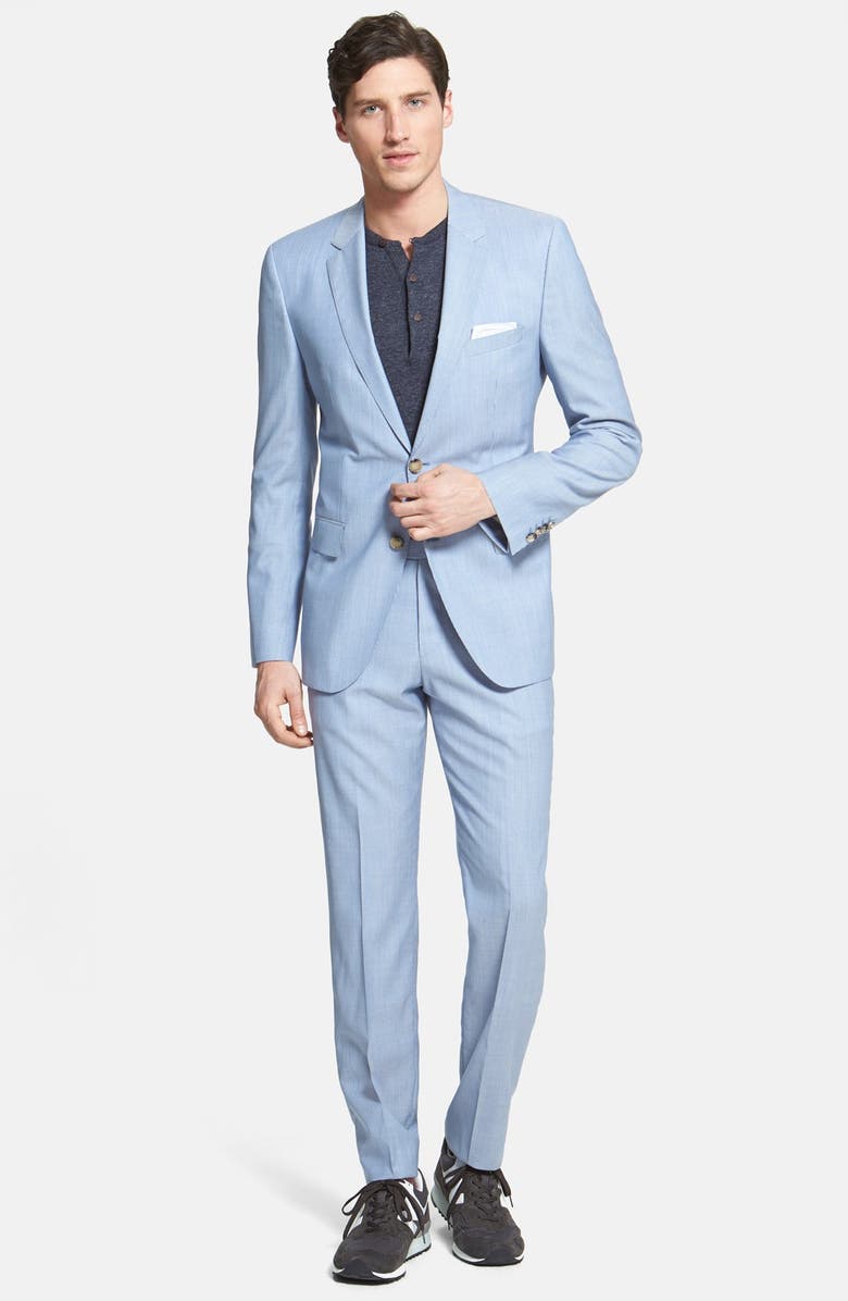BOSS HUGO BOSS 'James/Sharp' Trim Fit Virgin Wool Suit | Nordstrom