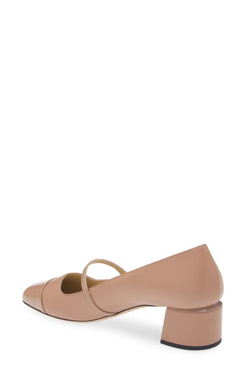 Shop Jimmy Choo Elisa Cap Toe Mary Jane Pump In Ballet Pink/ballet Pink