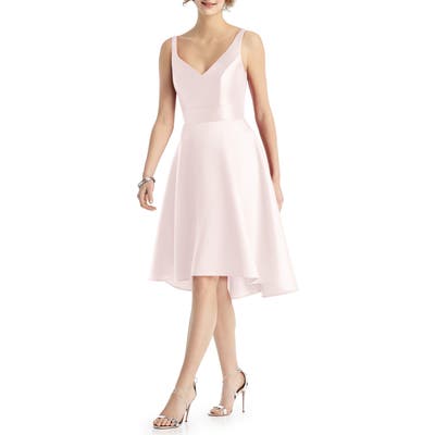 Alfred Sung Sweetheart Neck Sleeveless Cocktail Dress, Pink