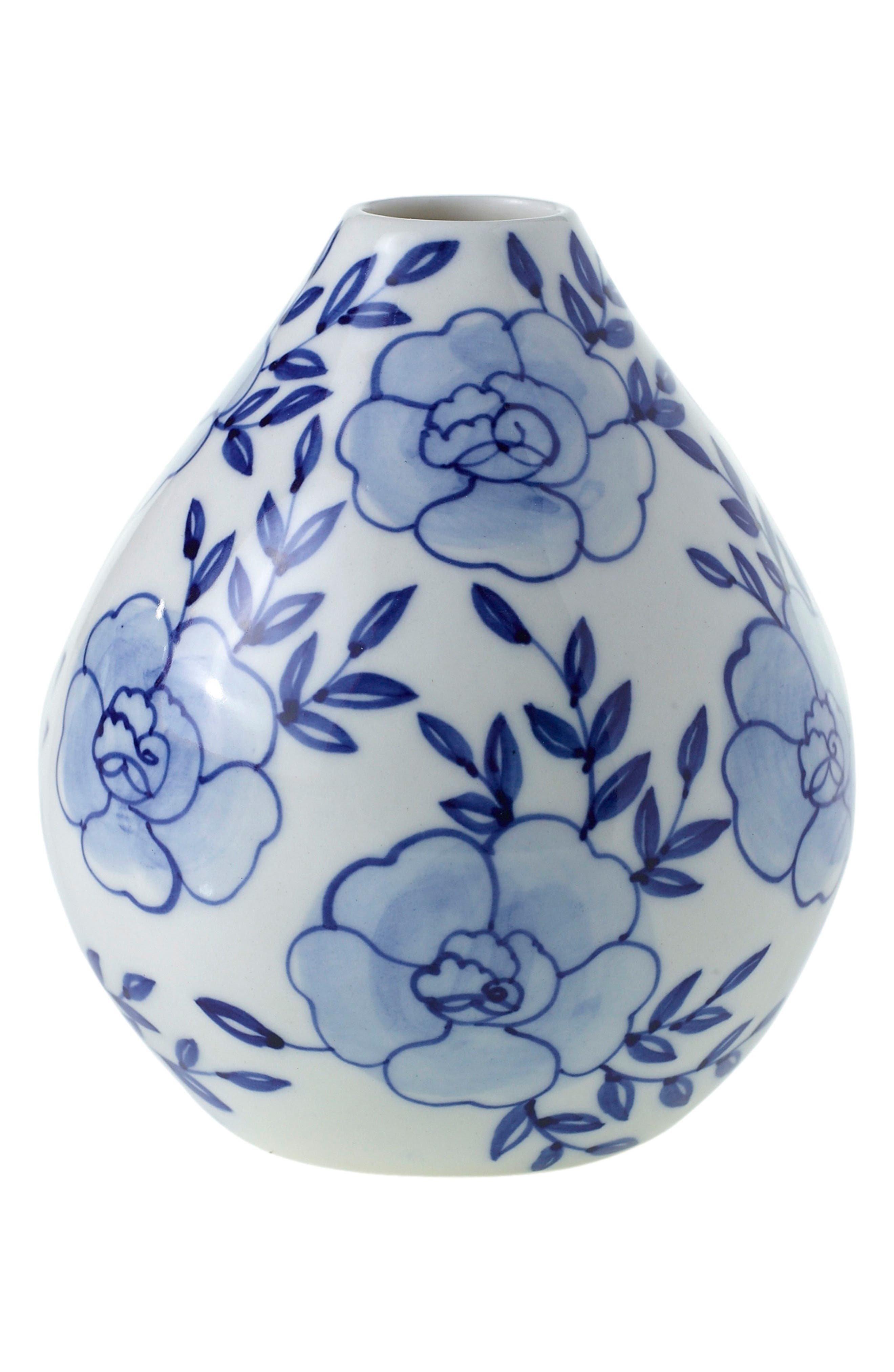 Accent Decor Eleanor Hand Painted Ceramic Bud Vase Nordstrom