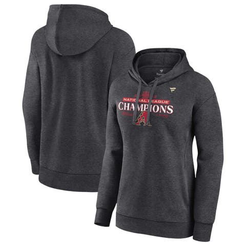 Women's Fanatics Branded Heather Red St. Louis Cardinals Luxe Pullover Hoodie