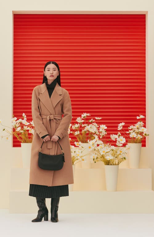 REISS REISS EMILE BELTED WOOL BLEND COAT