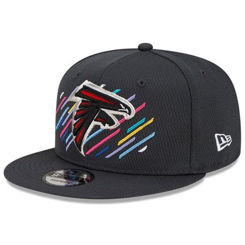 Men's New Era Black/White Atlanta Falcons Stripe Trucker 9FIFTY