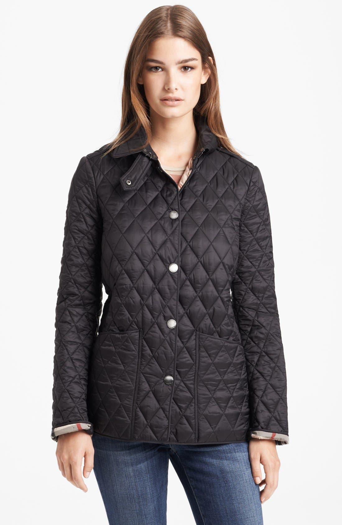 quilted burberry jacket