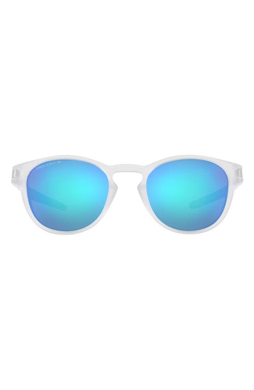 Oakley Latch 53mm Prizm Polarized Oval Sunglasses in Clear at Nordstrom