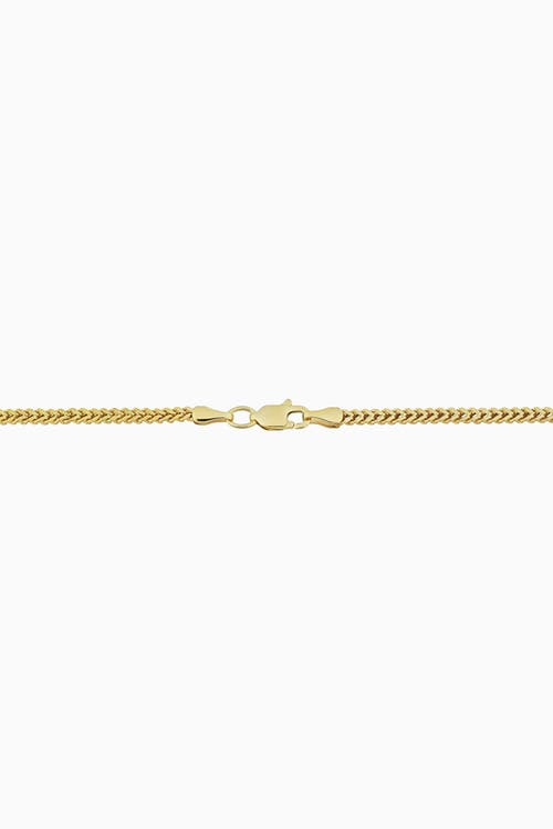 Shop Oradina 10k Gold Medici Franco Chain Necklace In Yellow Gold