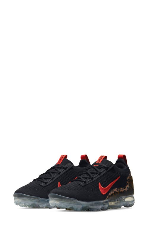 Shop Nike Air Vapormax 2021 Fk Sneaker In Black/habanero Red/praline