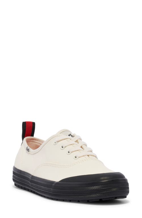 Keds ® Champion Toe Rand Sneaker In White/ Black