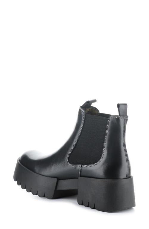 Shop Fly London Exia Lug Sole Chelsea Boot In Black Rug