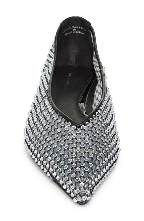 REBECCA MINKOFF REBECCA MINKOFF CRYSTAL MESH BALLET FLAT